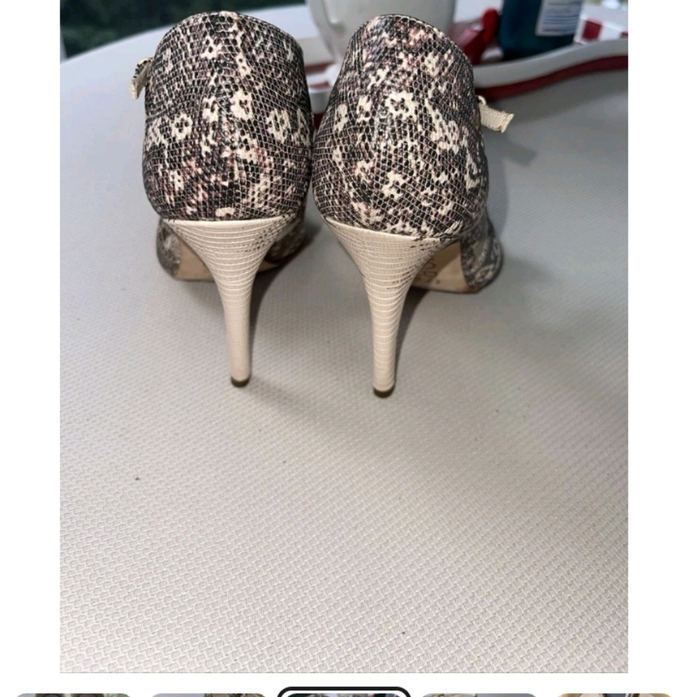 sandal michael kors  heel leather snake